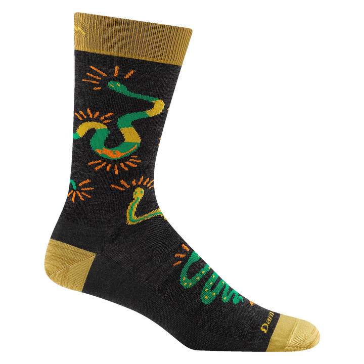 Darn Tough - 6119 Men's Field Guide Crew Lightweight Lifestyle Sock - Charcoal