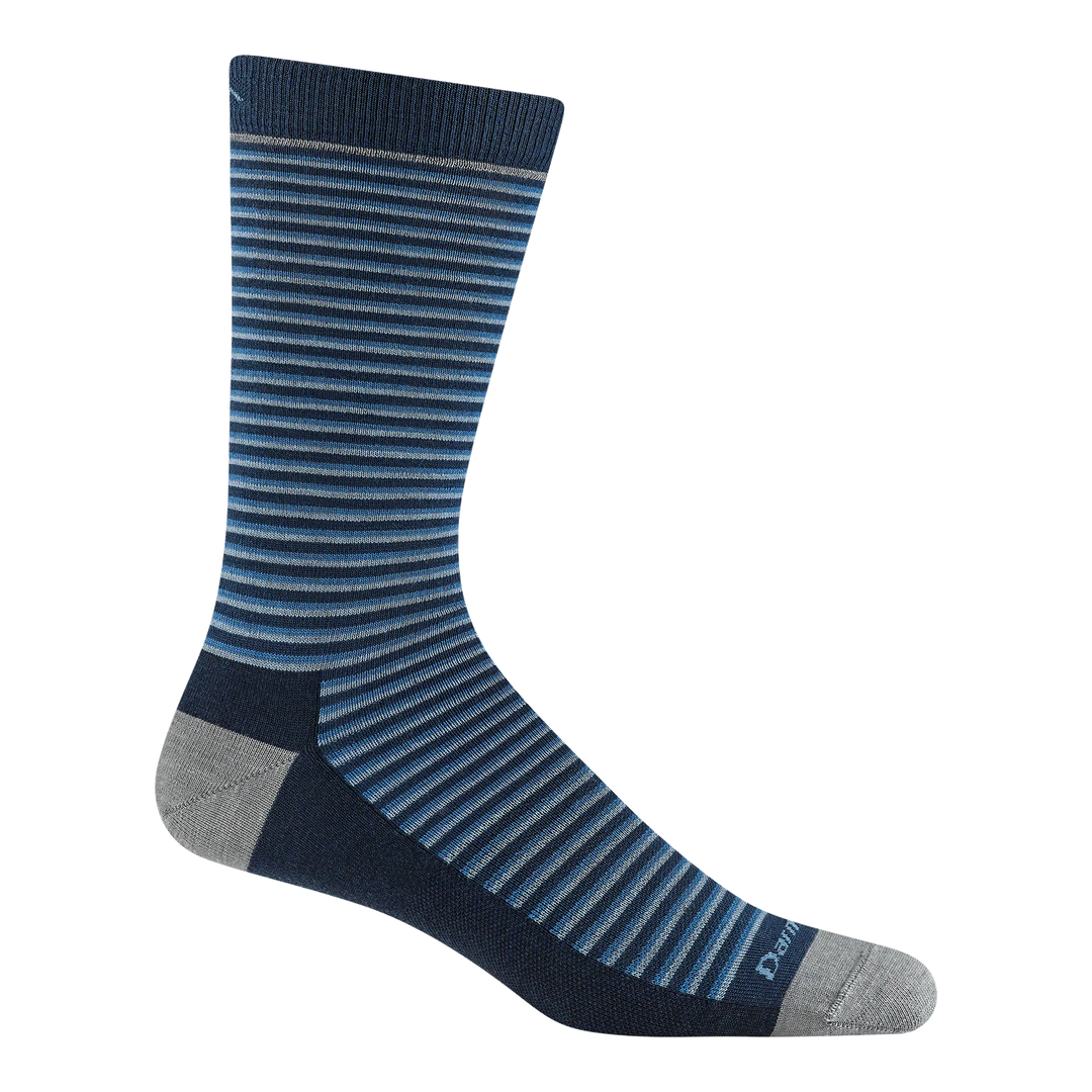 Darn Tough - 6134 Men's Lifestyle Microstripe Lightweight Crew Sock - Eclipse