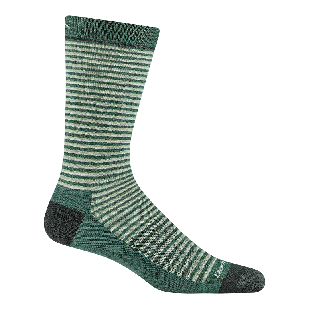 Darn Tough - 6134 Men's Lifestyle Microstripe Lightweight Crew Sock - Moss