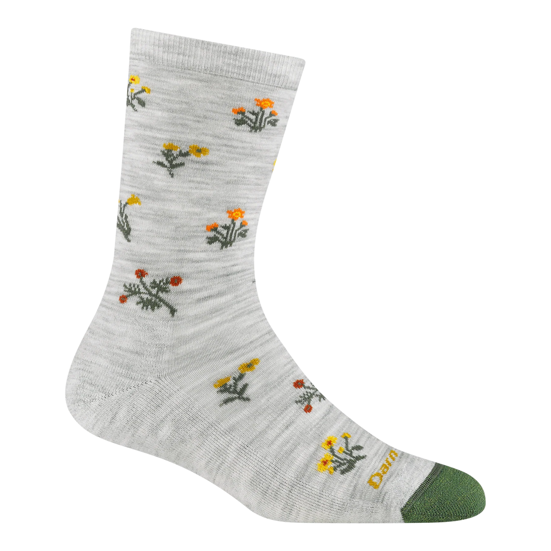 Darn Tough - 6139 Women's Wildflower Lightweight Lifestyle Crew - Ash