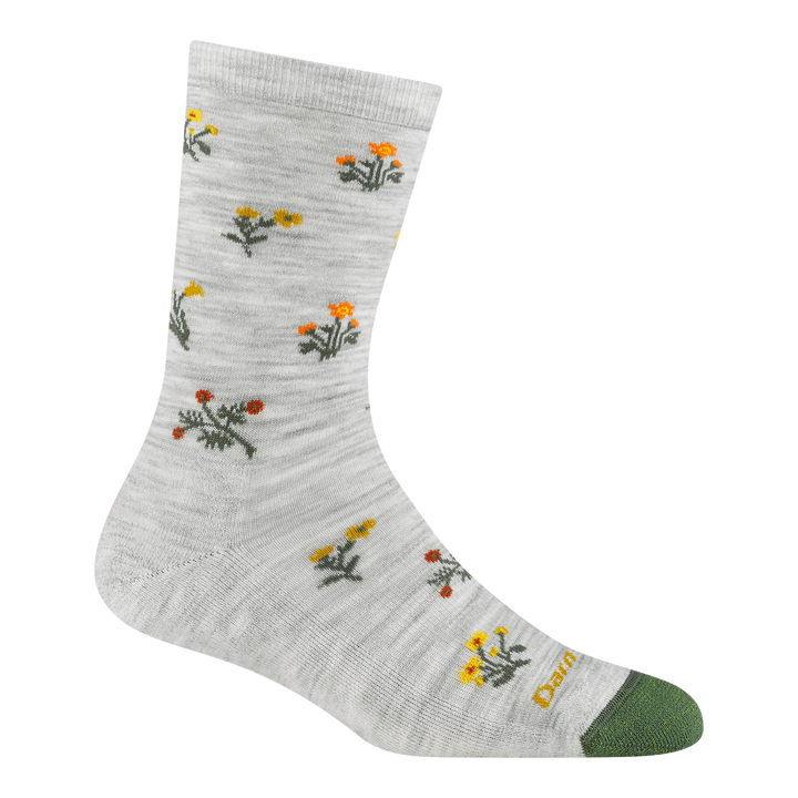 Darn Tough - 6139 Women's Wildflower Lightweight Lifestyle Crew - Ash