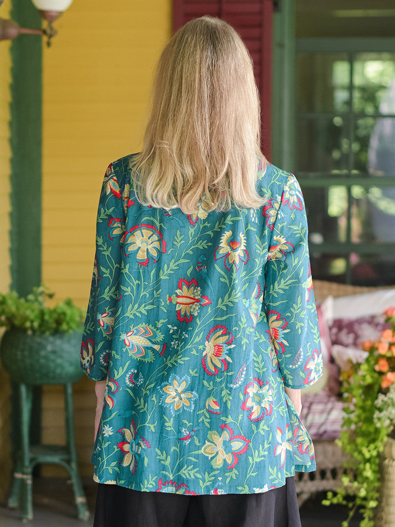 April Cornell - Tatiana Tunic - Dark Teal