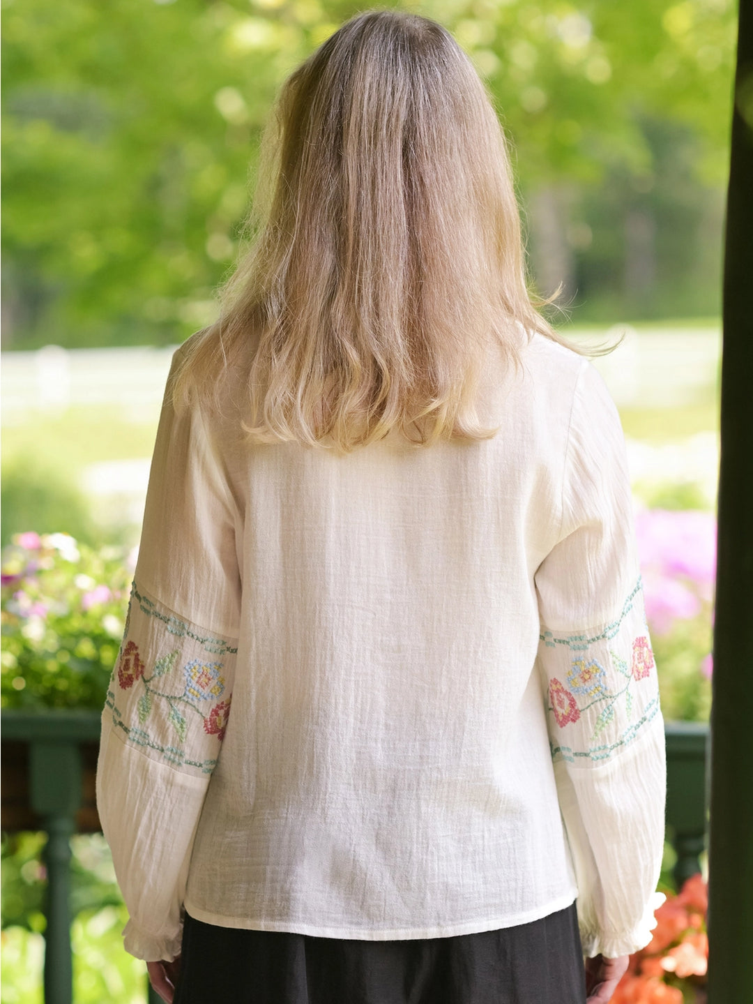 April Cornell - Homestead Blouse - White