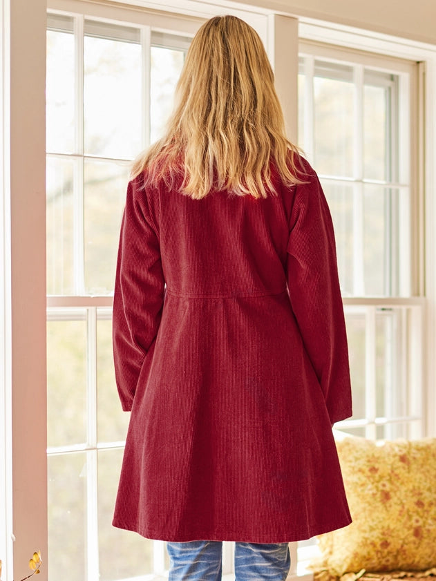 April Cornell - Framer's Corduroy Jacket - Red