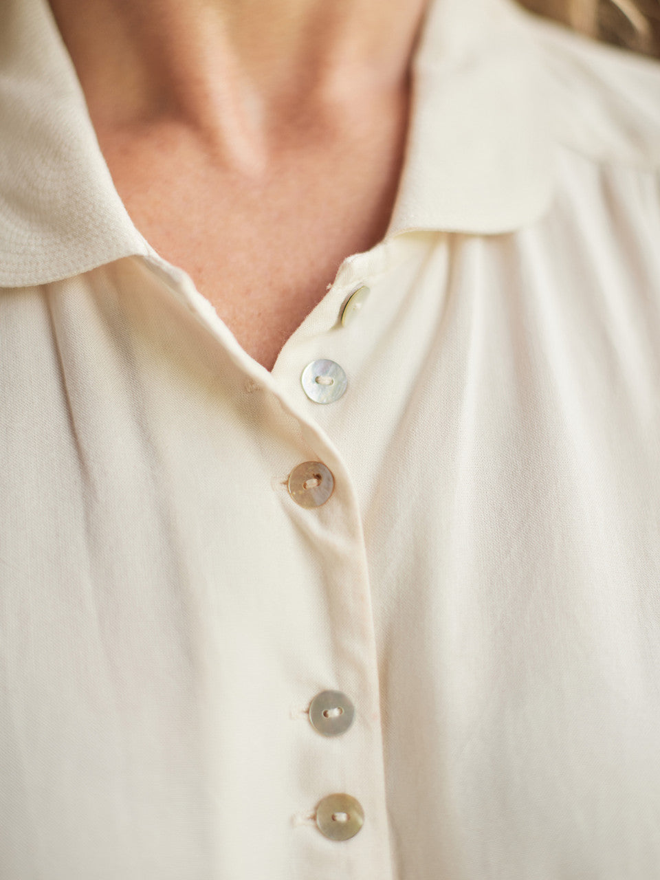 April Cornell - Friendship Blouse - Ecru