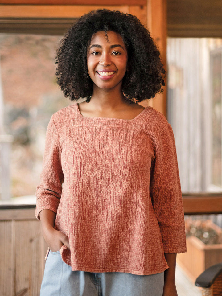 April Cornell - Cozy Love Blouse - Soft Rose