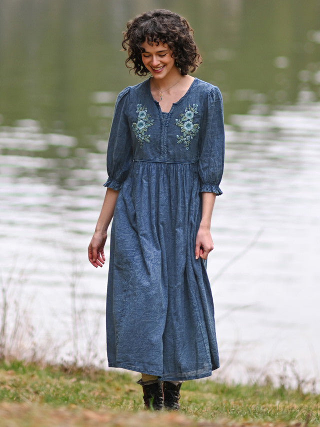April Cornell - Celeste Dress - Dark Teal