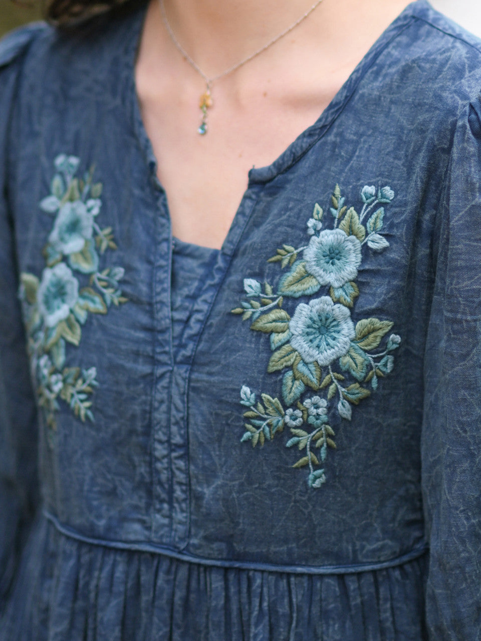 April Cornell - Celeste Dress - Dark Teal