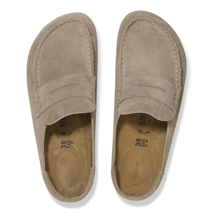 Birkenstock - Naples Wrapped Grip - Taupe Suede Leather