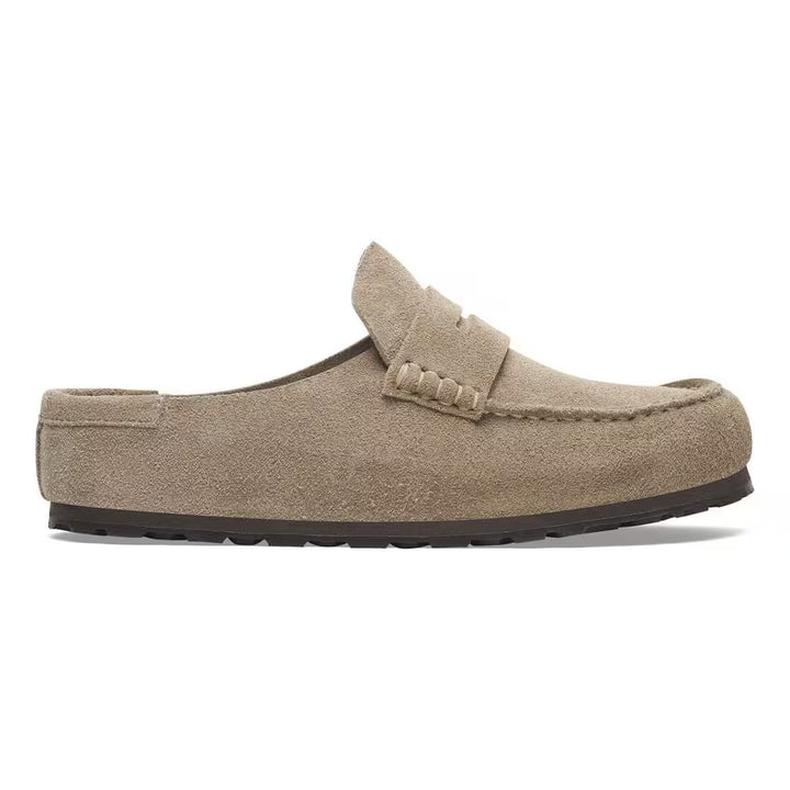 Birkenstock - Naples Wrapped Grip - Taupe Suede Leather