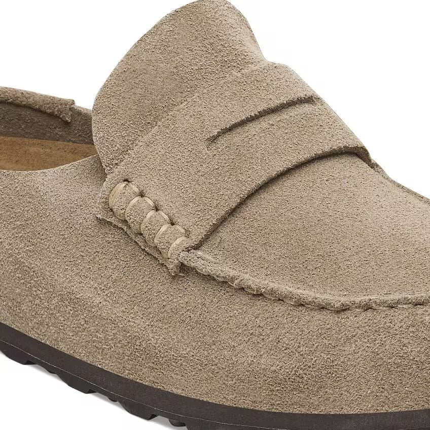 Birkenstock - Naples Wrapped Grip - Taupe Suede Leather – Fourth Birkenstock - Naples Wrapped Grip - Taupe Suede Leather – Fourth
