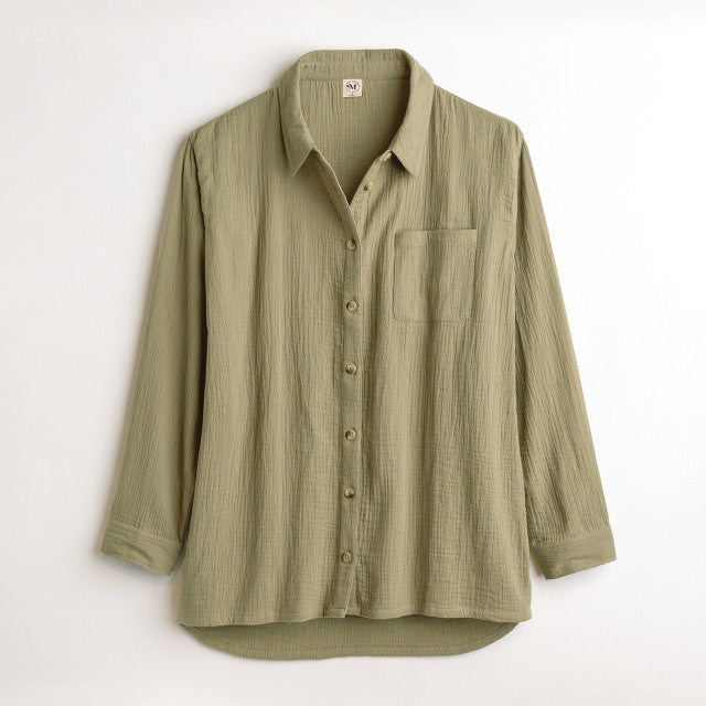 Maggie's Organics - Organic Cotton Button Down Shirt - Spring '25 Collection
