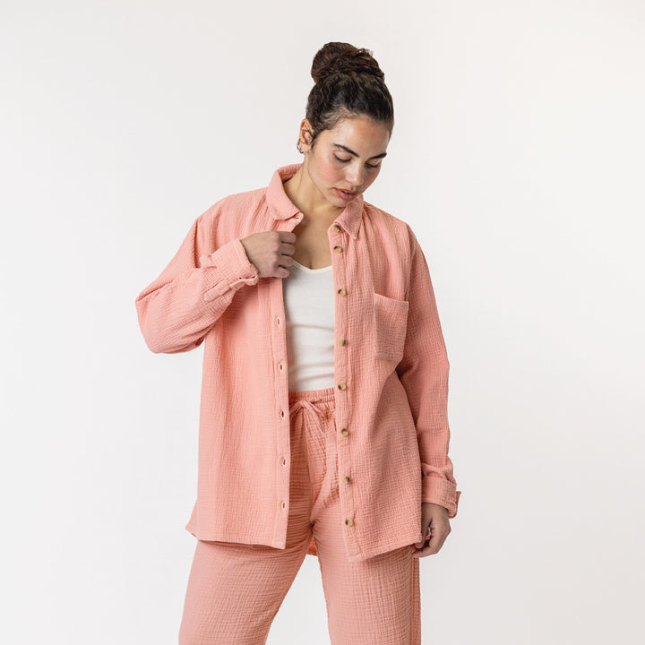 Maggie's Organics - Organic Cotton Button Down Shirt - Spring '25 Collection