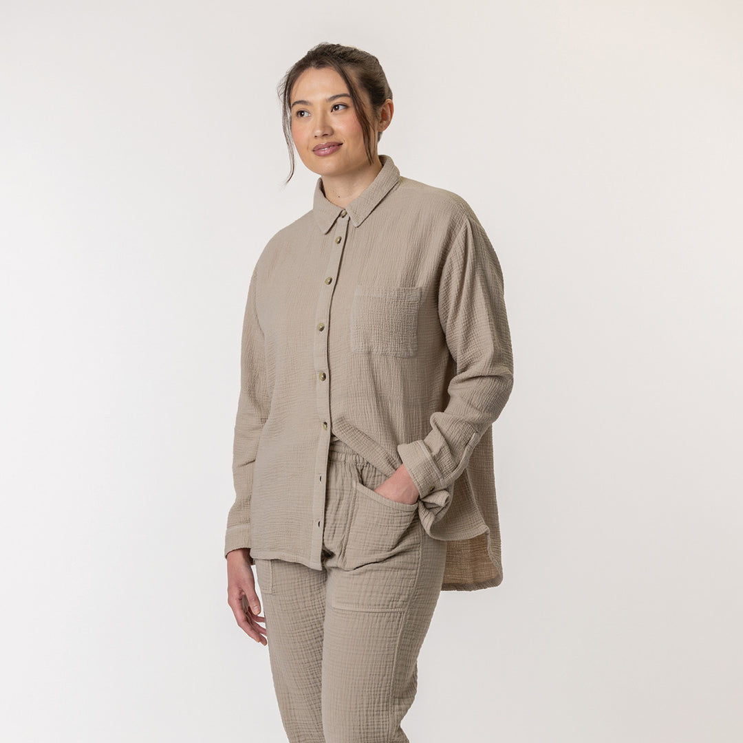 Maggie's Organics - Organic Cotton Button Down Shirt - Spring '25 Collection