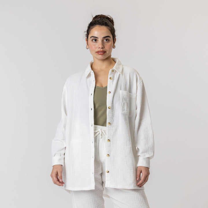 Maggie's Organics - Organic Cotton Button Down Shirt - Spring '25 Collection