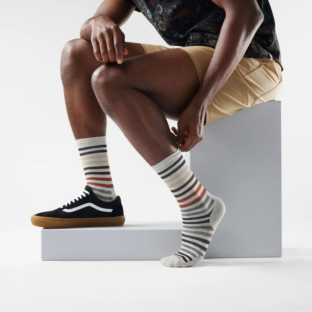 Smartwool - Unisex Everyday Spruce Street Crew Zero Cushion Socks - Ash