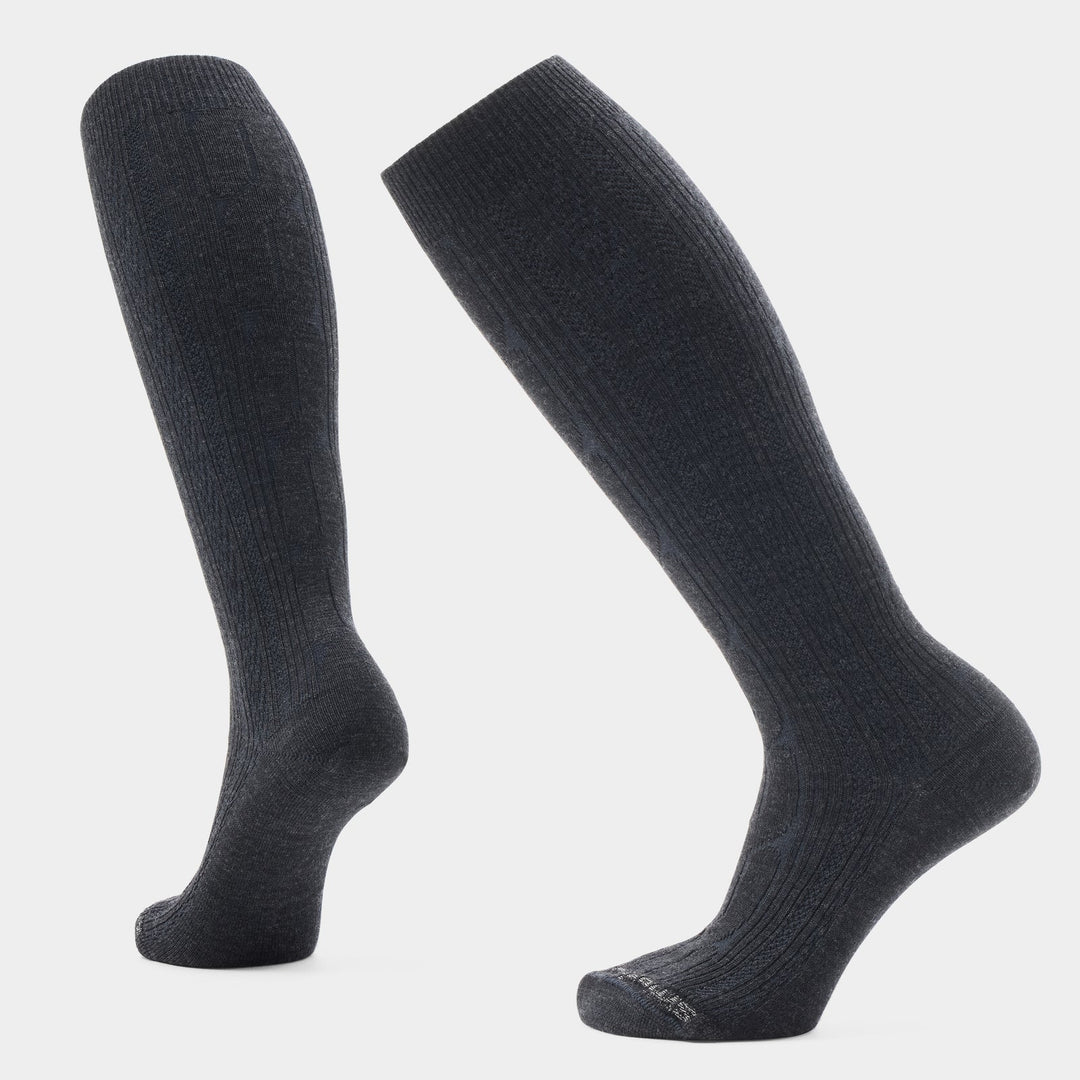 Smartwool - Women's Cable Knee High Socks - Charcoal