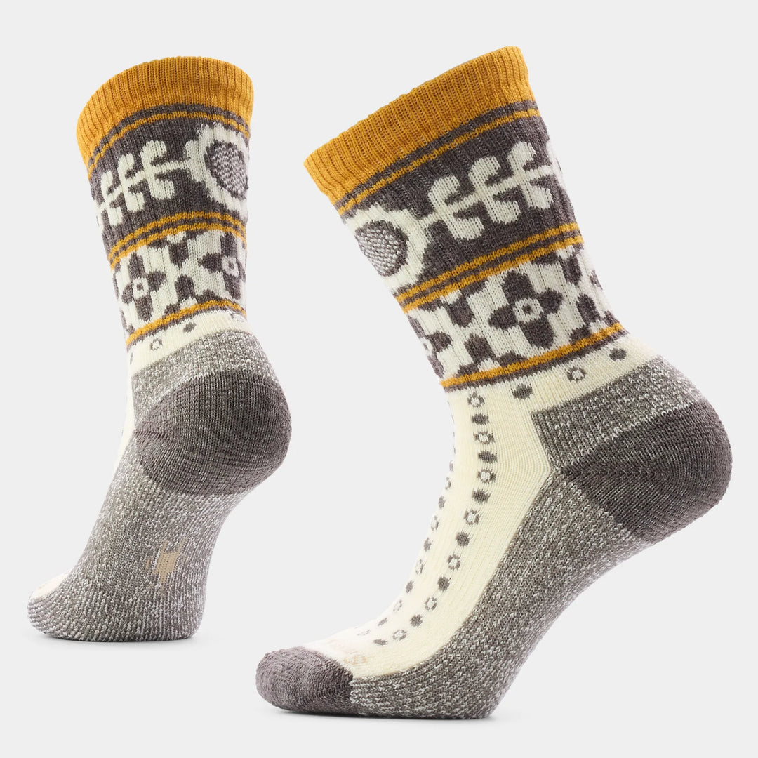 Smartwool - Unisex Everyday Cozy Retro Sunflower Crew Sock - Natural