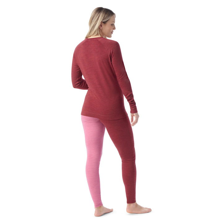 Smartwool - Women's Thermal Merino Base Layer Crew - Currant Heather