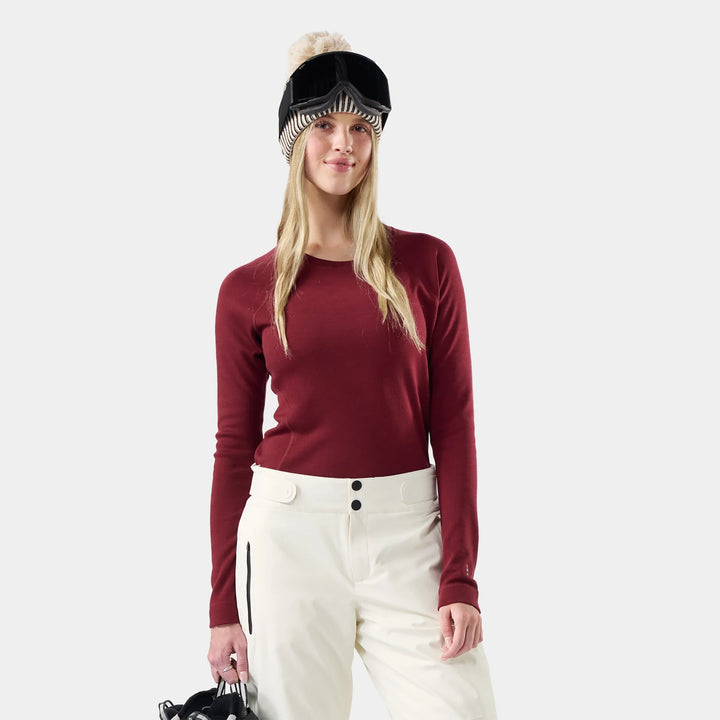 Smartwool - Women's Thermal Merino Base Layer Crew - Cherry Lacquer