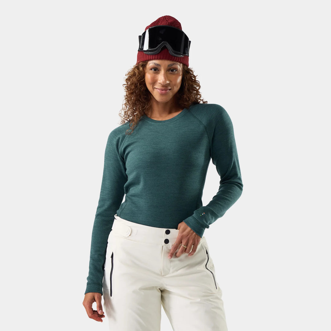 Smartwool - Women's Thermal Merino Base Layer Crew - Dark Teal Heather