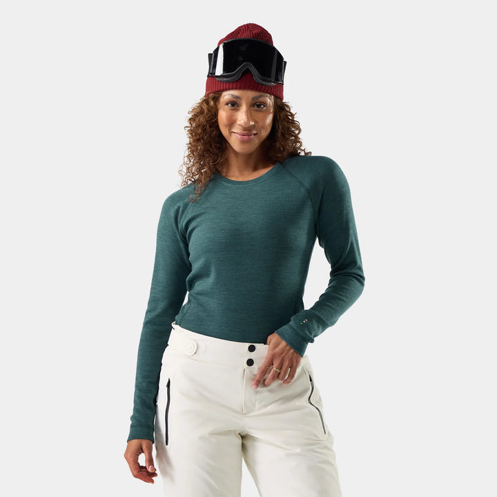 Smartwool - Women's Thermal Merino Base Layer Crew - Dark Teal Heather