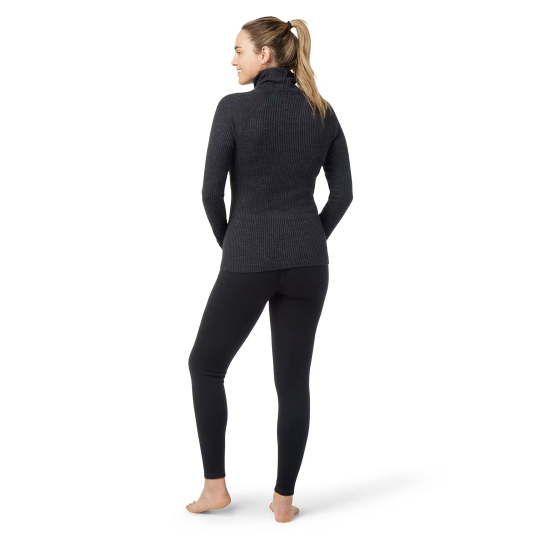 Smartwool - Women's Thermal Merino Rib Turtleneck - Charcoal Heather