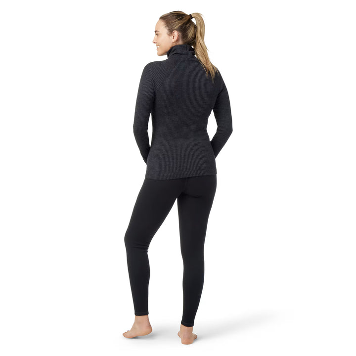 Smartwool - Women's Thermal Merino Rib Turtleneck - Charcoal Heather