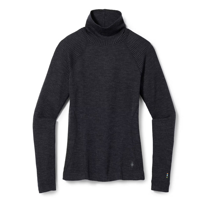 Smartwool - Women's Thermal Merino Rib Turtleneck - Charcoal Heather