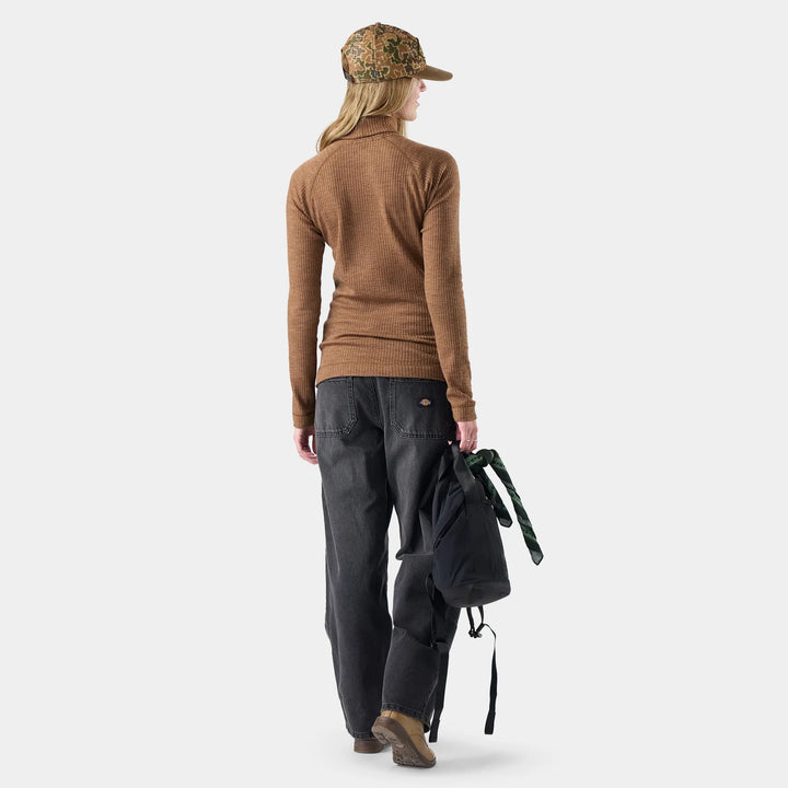 Smartwool - Women's Thermal Merino Rib Turtleneck - Mocha Heather