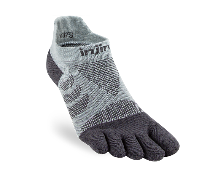 Injinji - Women's Ultra Run Midweight No-Show - Slate