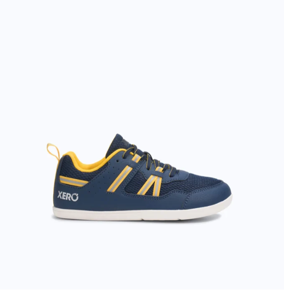 Xero Shoes - Big Kids Prio - Dress Blues / Spectrum Yellow