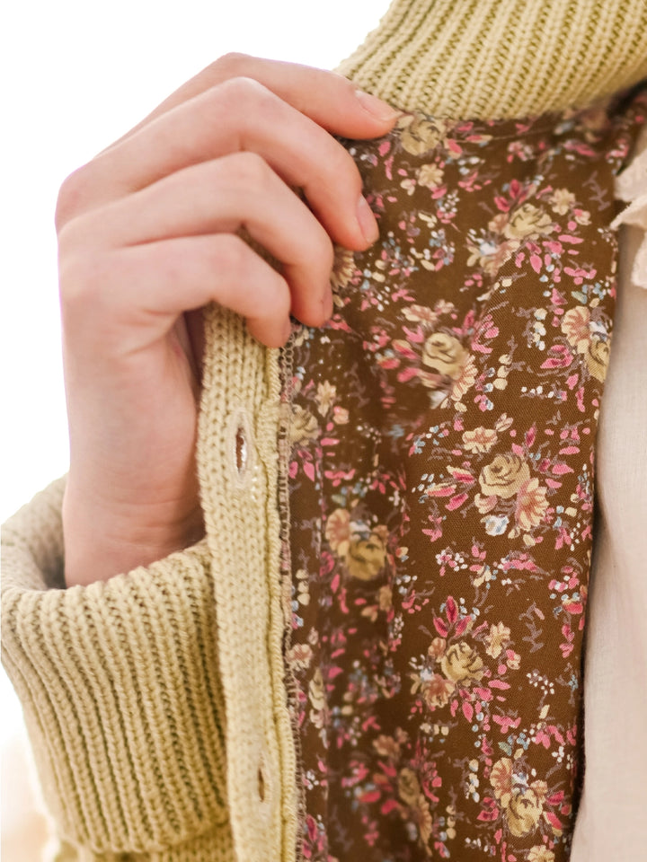 April Cornell - Dublin Sweater Jacket - Ecru