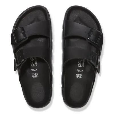 Birkenstock Papillio - Arizona Chunky - Black/Black Birko-Flor