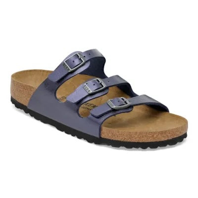 Birkenstock - Florida - Graceful Midnight Blue Birko-Flor