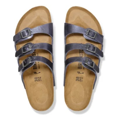 Birkenstock - Florida - Graceful Midnight Blue Birko-Flor