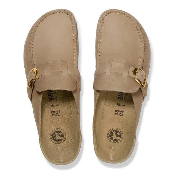 tobacco birks Birkenstock Boston Big Buckle Leather Sandal, 38, Brown, Women's its soft footbed offering extra comfort Birkenstock Arizona Soft Footbed Sandal