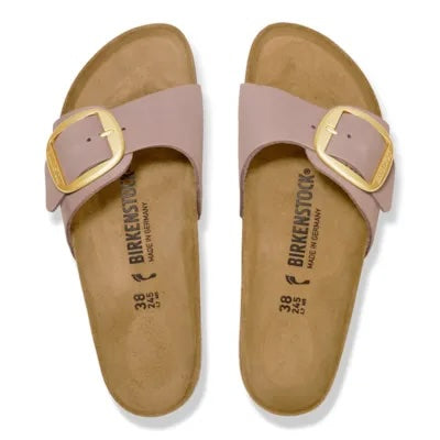 Birkenstock - Madrid Big Buckle - Faded Purple Nubuck Leather