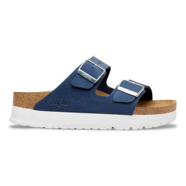 Birkenstock Papillio - Arizona Flex Platform - New Navy Nubuck