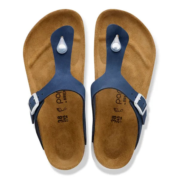 Birkenstock Papillio - Gizeh Flex Platform - New Navy Nubuck Leather