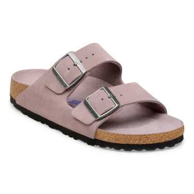 Birkenstock - Arizona Soft - Faded Purple Suede Leather