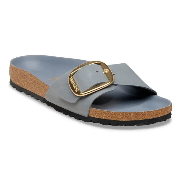 Birkenstock - Madrid Big Buckle - Basalt Gray Leather