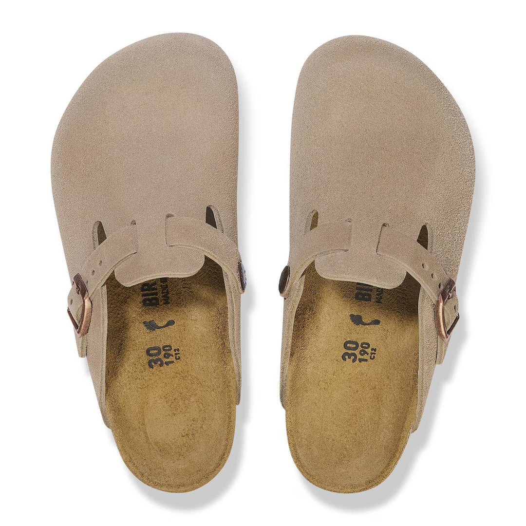 Birkenstock - Boston Kids - Taupe Suede