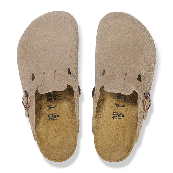 Birkenstock - Boston Kids - Taupe Suede