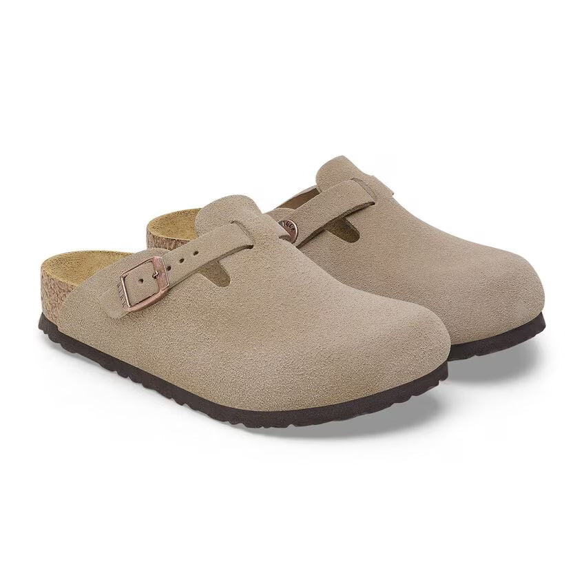 Birkenstock - Boston Kids - Taupe Suede