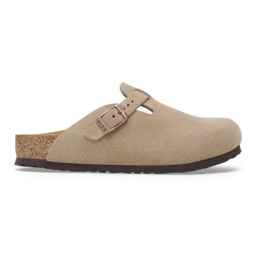 Birkenstock - Boston Kids - Taupe Suede