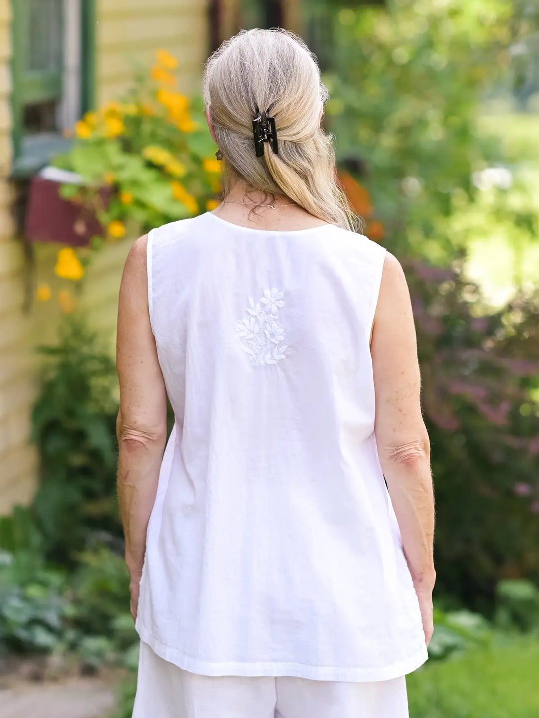 April Cornell - Jasmine Blouse - White
