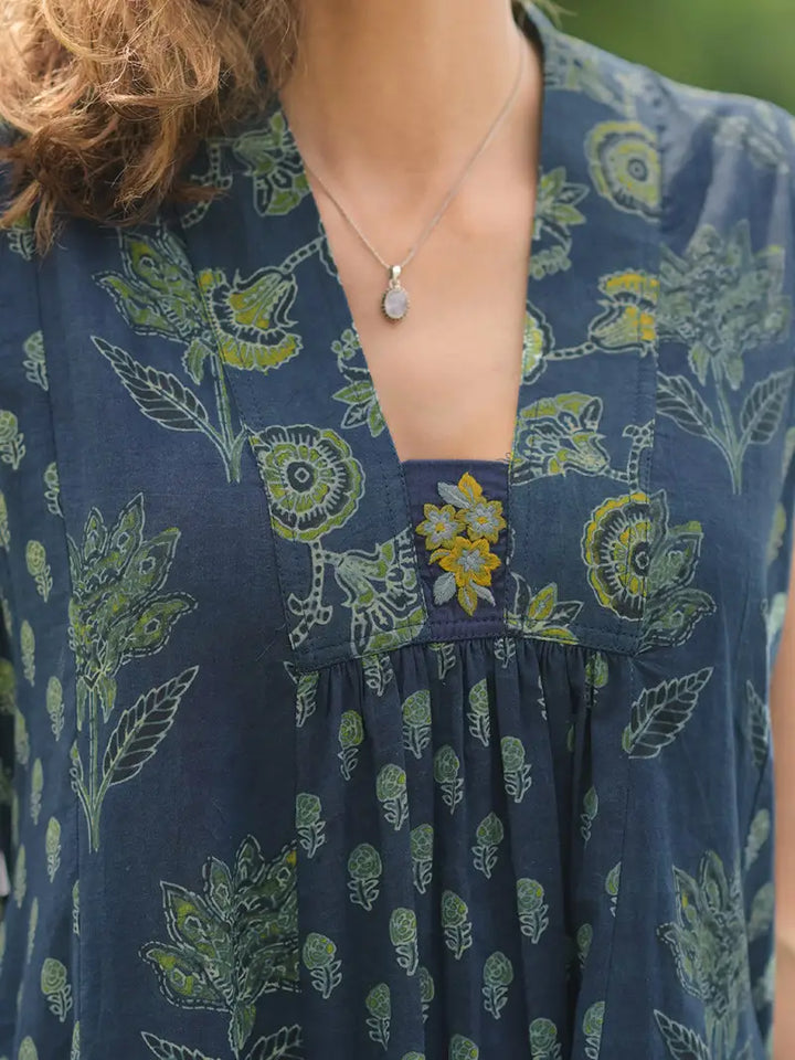 April Cornell - Khazana Dress - Indigo