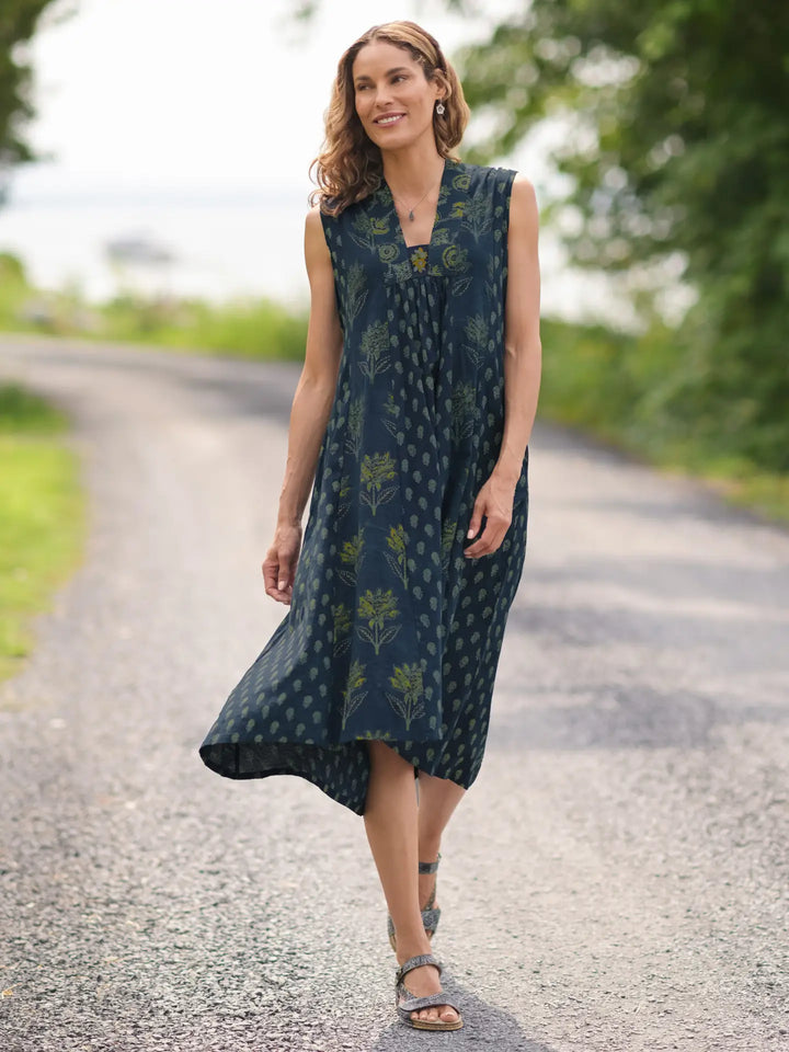 April Cornell - Khazana Dress - Indigo