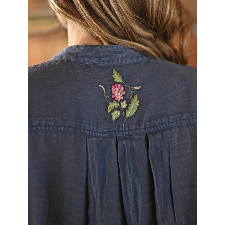 April Cornell - Sunwashed Artist Smock - Charcoal